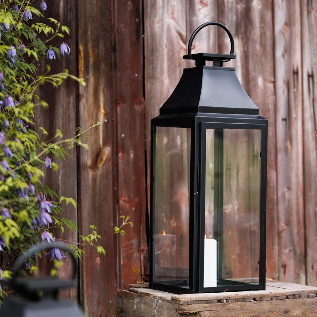 LAMA LANTERNE METALL H65 CM - SVART