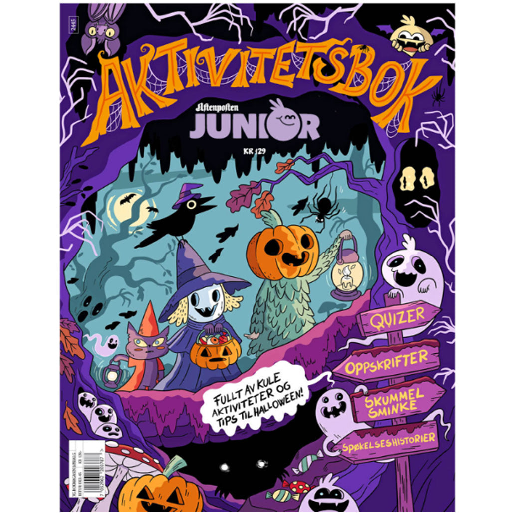 AFTENPOSTEN JUNIOR AKTIVITETSBOK - HALLOWEEN
