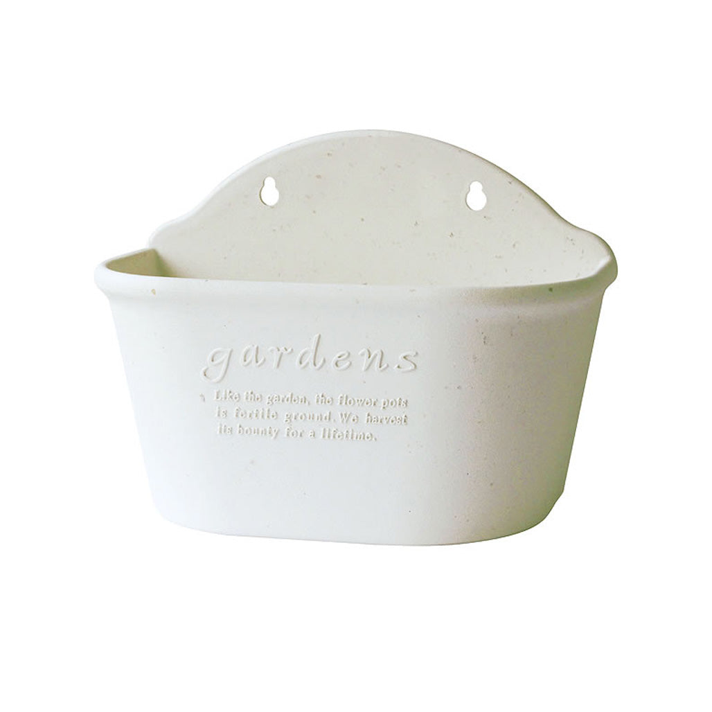 GARDEN - DOBBEL HENGEPOTTE 4 LITER - HVIT
