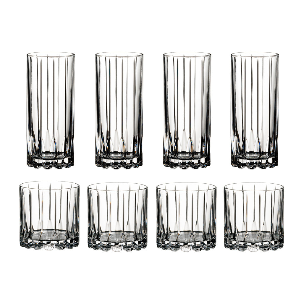DRINK SPECIFIC - ROCKS & HIGHBALL SET - 8-STK