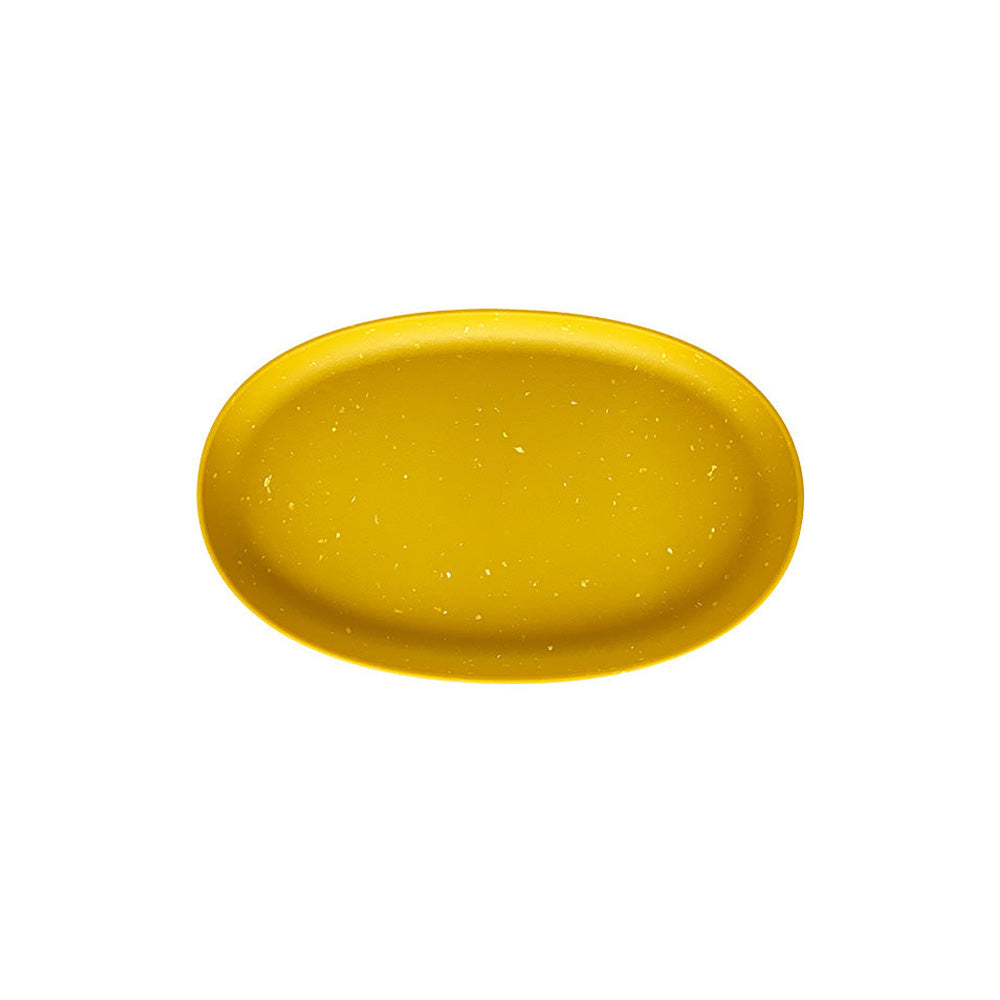 OVAL POTTE + UNDERSKÅL 19L - SENNEPSGUL