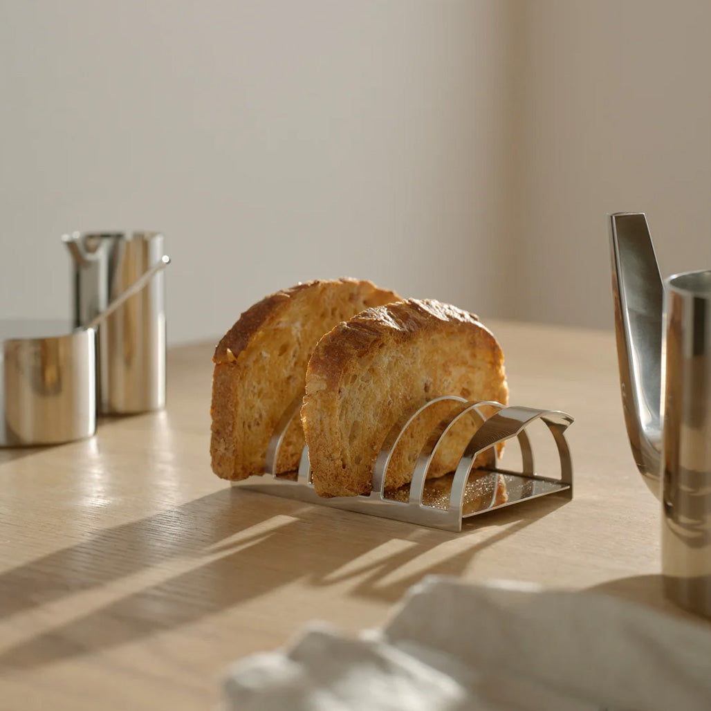 STELTON AJ TOASTHOLDER. - STÅL
