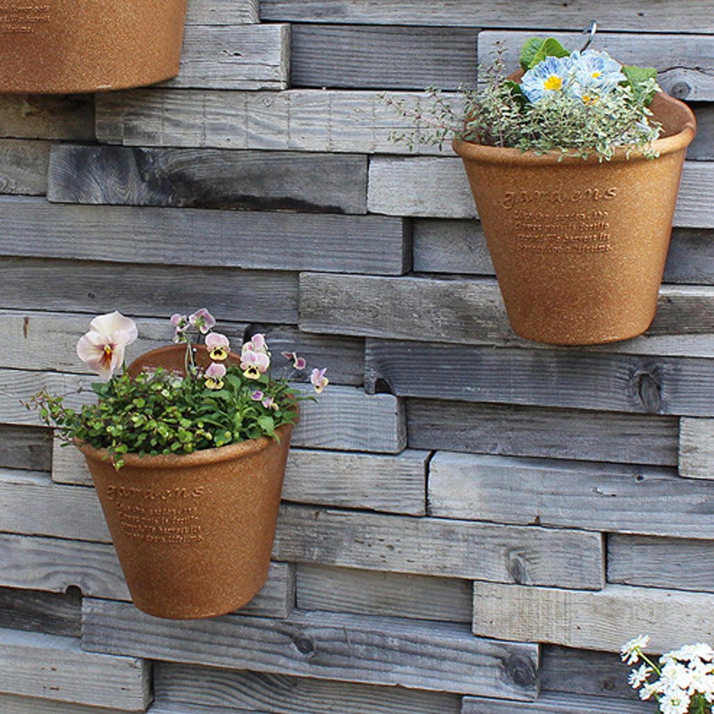 GARDEN - HENGEPOTTE 2.5 LITER - UNGLAZED