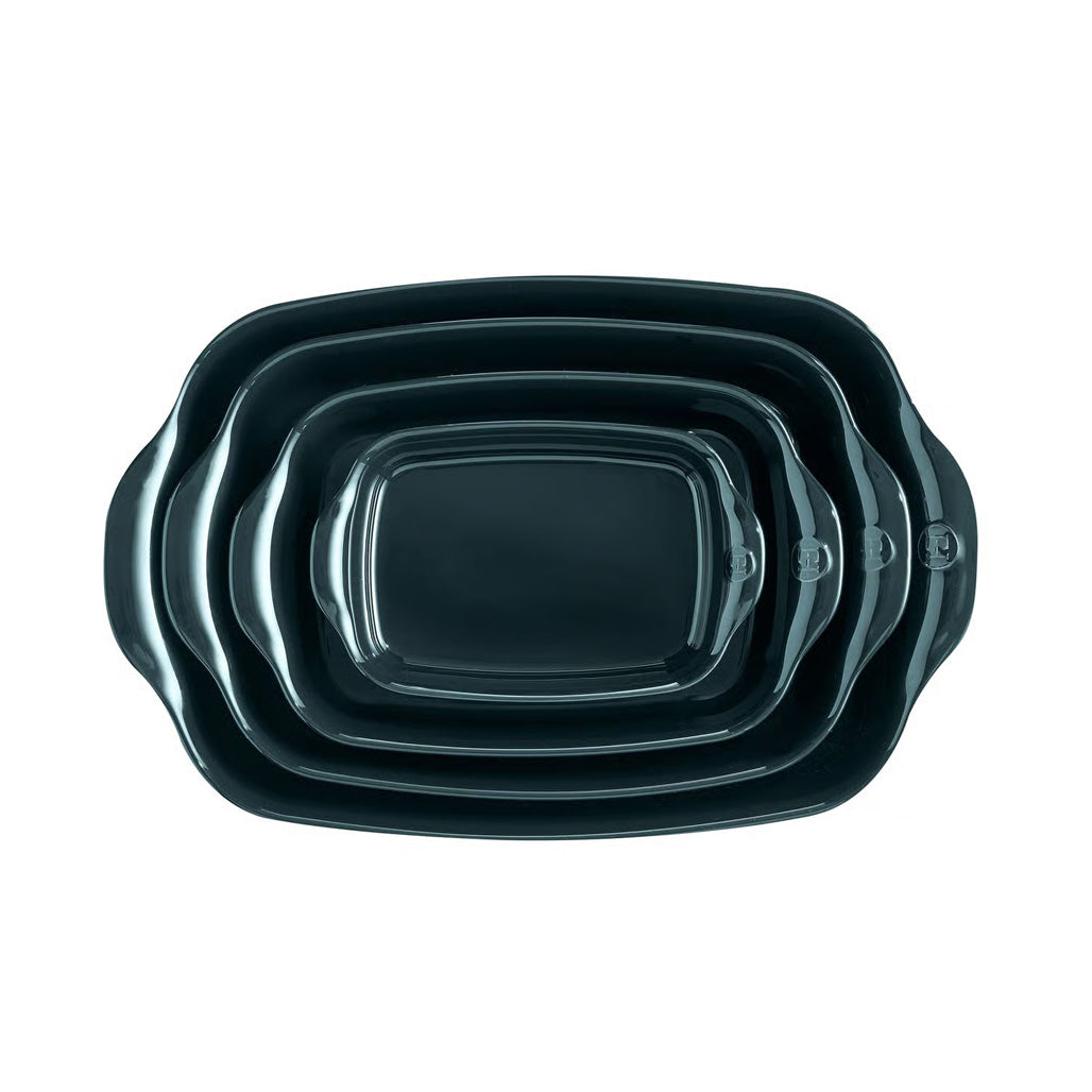 EMILE HENRY REKTANGULÆR OVNSFORM 0.7 LITER - 3 FARGER