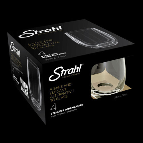 STRAHL POLYKARBONAT TUMBLER 4 STK 247 ML.
