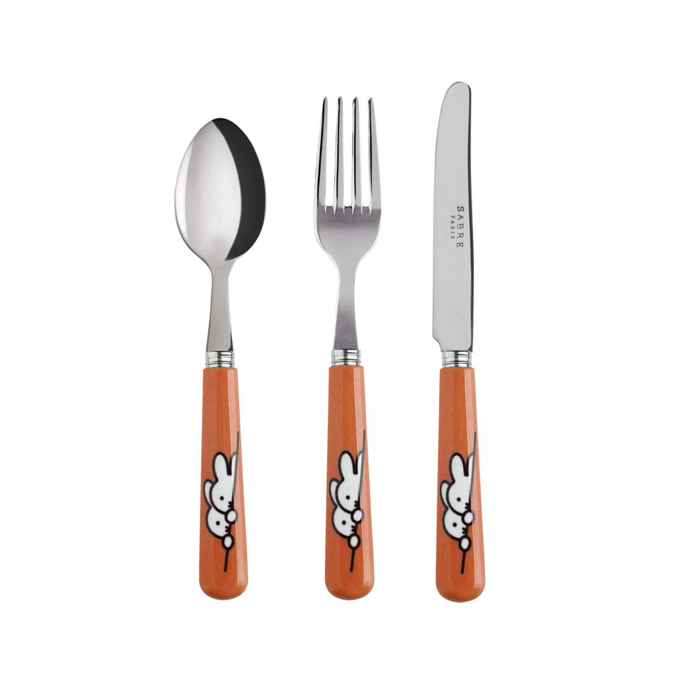 BARNEBESTIKK 3 DELER - MIFFY ORANSJE