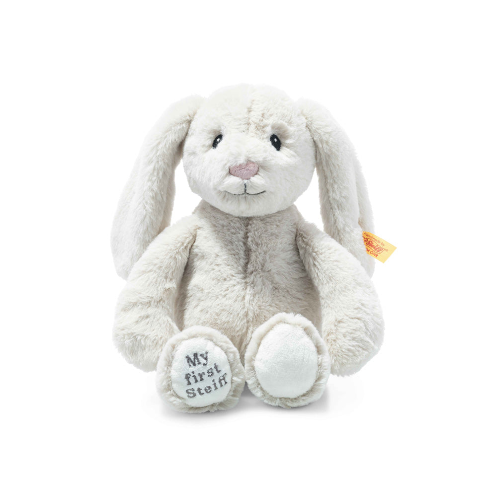 MY FIRST HOPPIE RABIT - LYSEGRÅ 26 CM