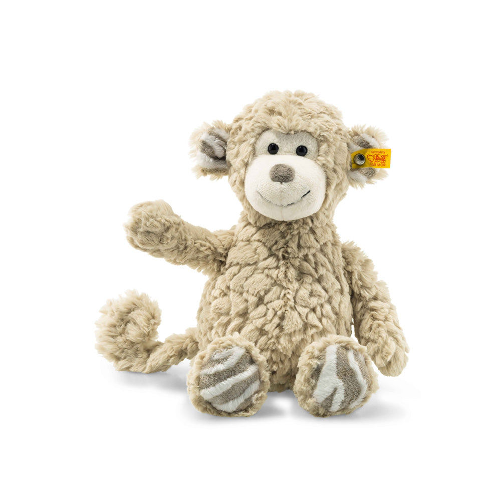 SOFT CUDDLY FRIENDS BINGO MONKEY - BEIGE 30 CM