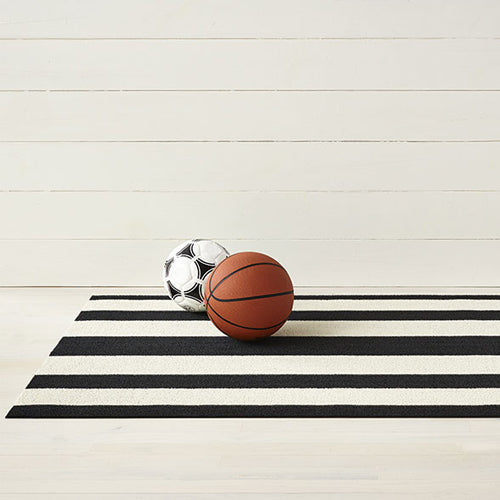 DØRMATTE - BOLD STRIPE BLACK/WHITE