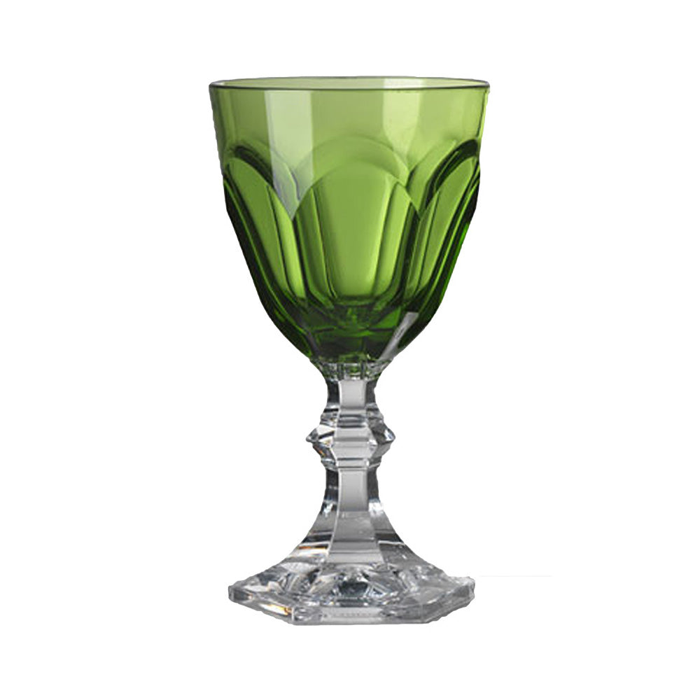 6 STK AKRYL DOLCE VITA VINGLASS- GRØNN