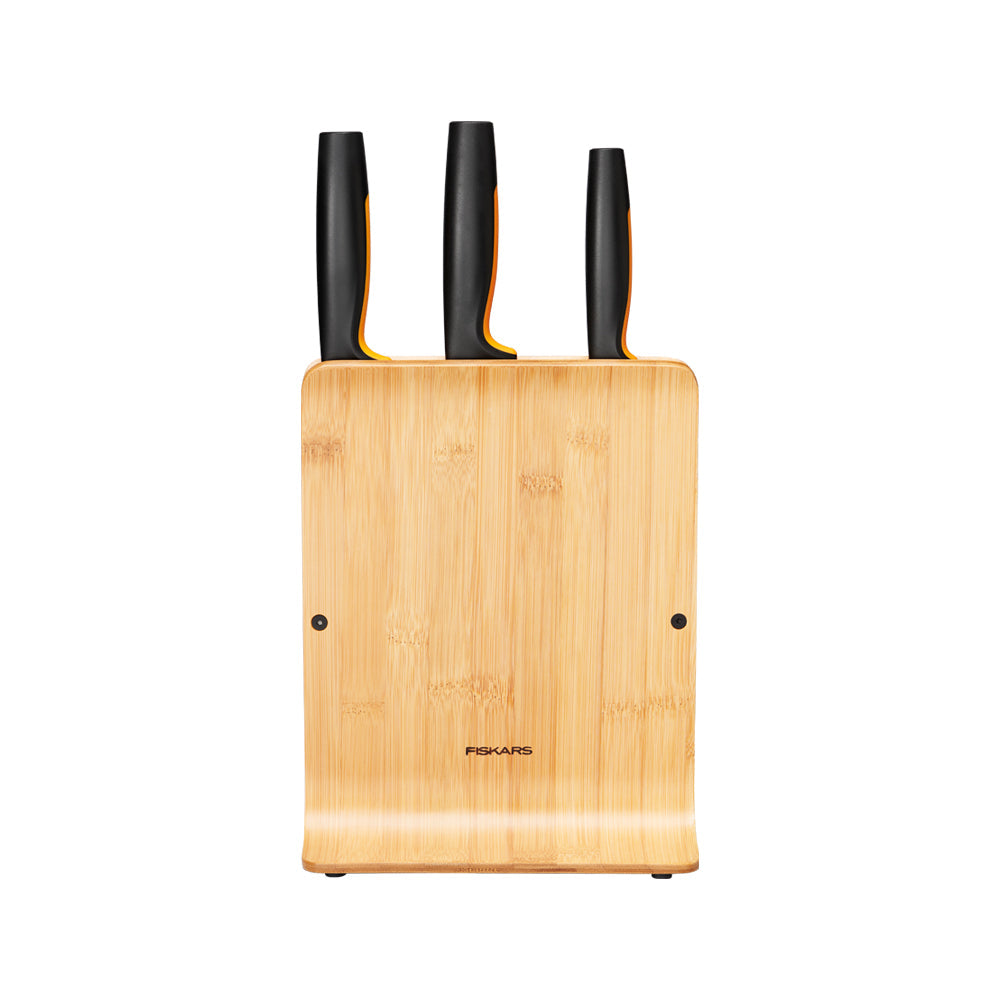 FUNCTIAL FORM KNIVBLOKK BAMBUS - TRE KNIVER