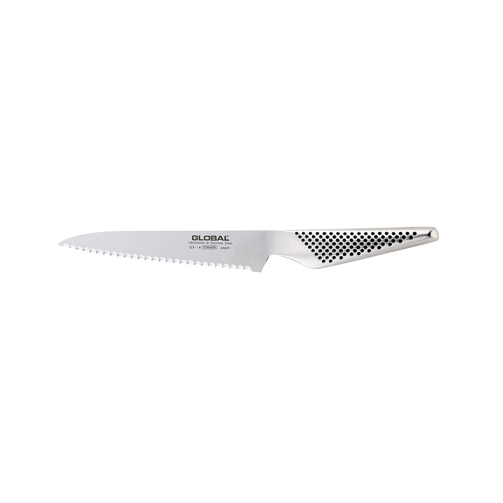 GS-14 LITEN BRØDKNIV/BØLGETANNET UNIVERSALKNIV 15 CM