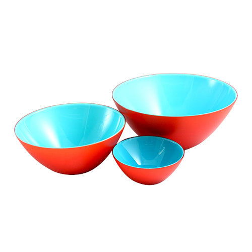 My Fusion skål 20 cm Coral/Turkis