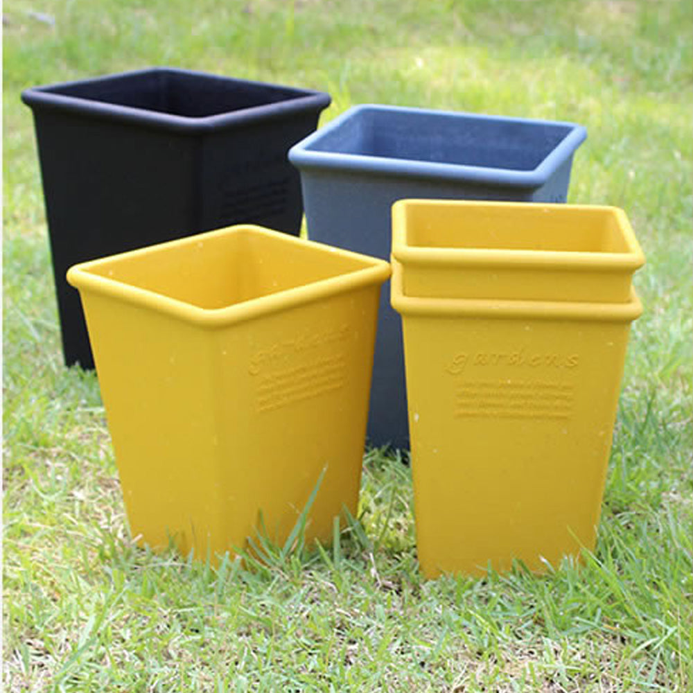 GARDEN - FIRKANTET POTTE 5 LITER - BLÅ