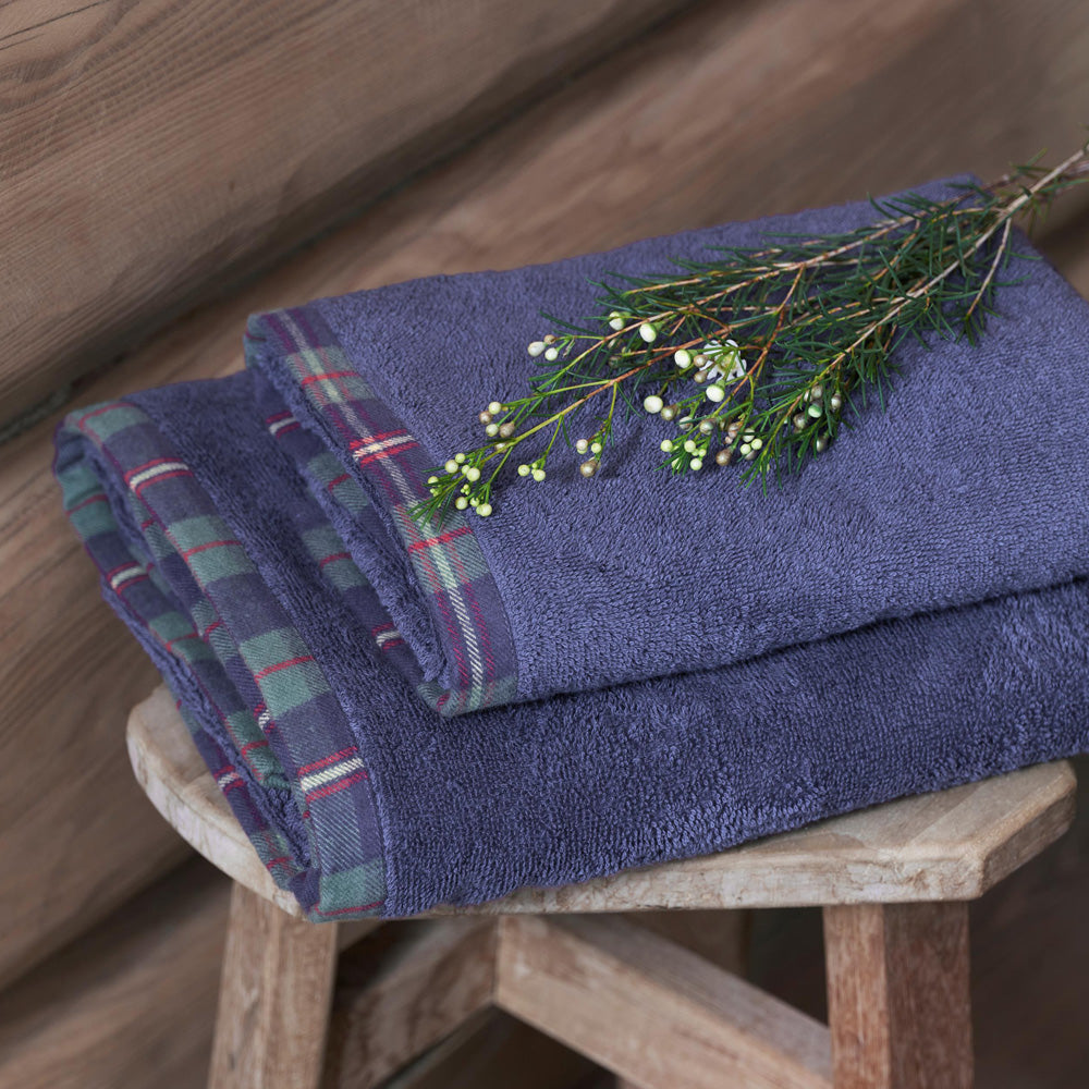 ASPEN 2 PACK HÅNDKLE - 50x70 & 70x140 NAVY