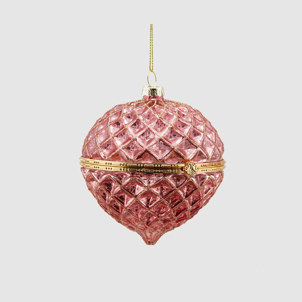 JULETREPYNT KONGLE - D10 - ROSA