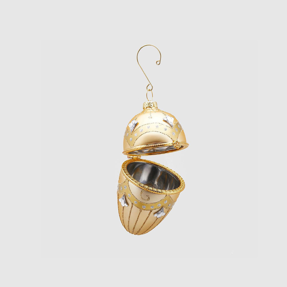 JULETREPYNT EGG - H13 D8 - GOLD