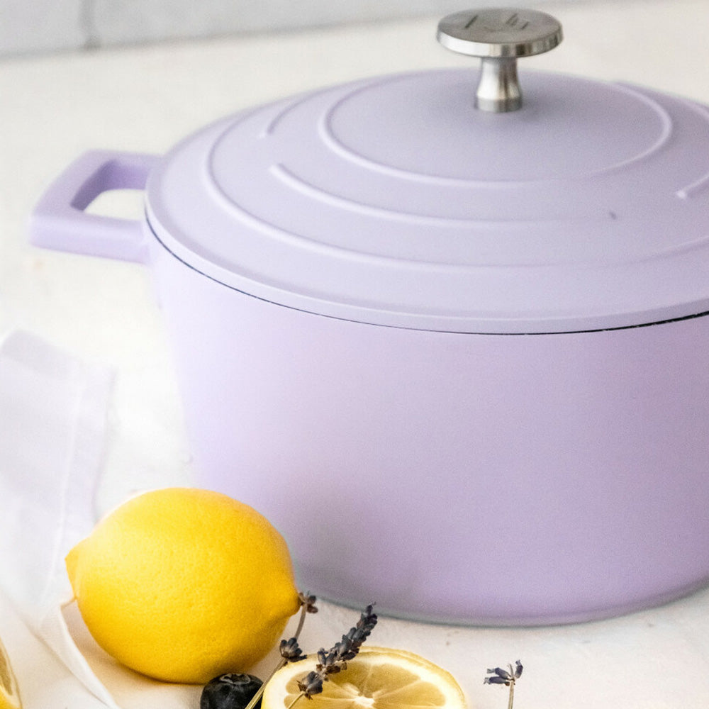 MASTERCLASS STØPT ALUMINIUM GRYTE 24 CM / 4.0 L. - LAVENDER
