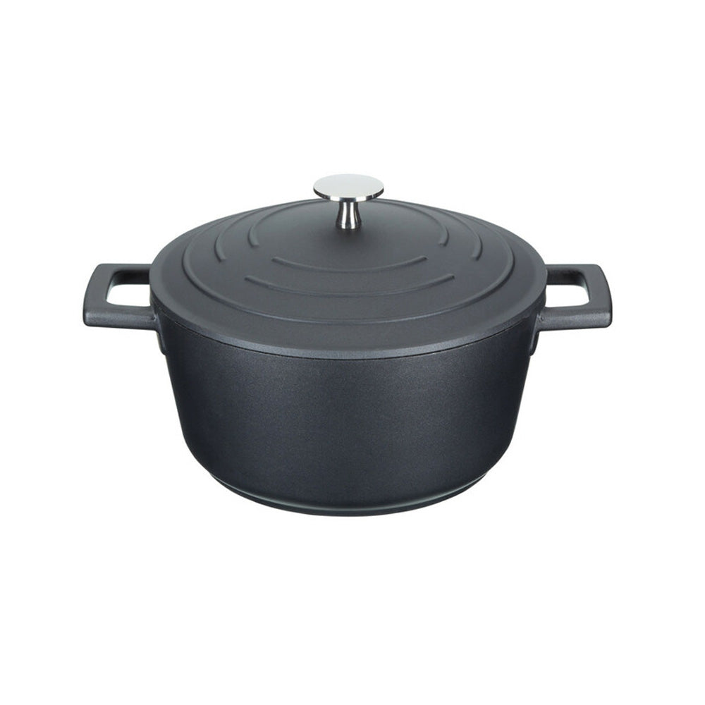 MASTERCLASS STØPT ALUMINIUM GRYTE 20 CM / 2.5 L. - SVART