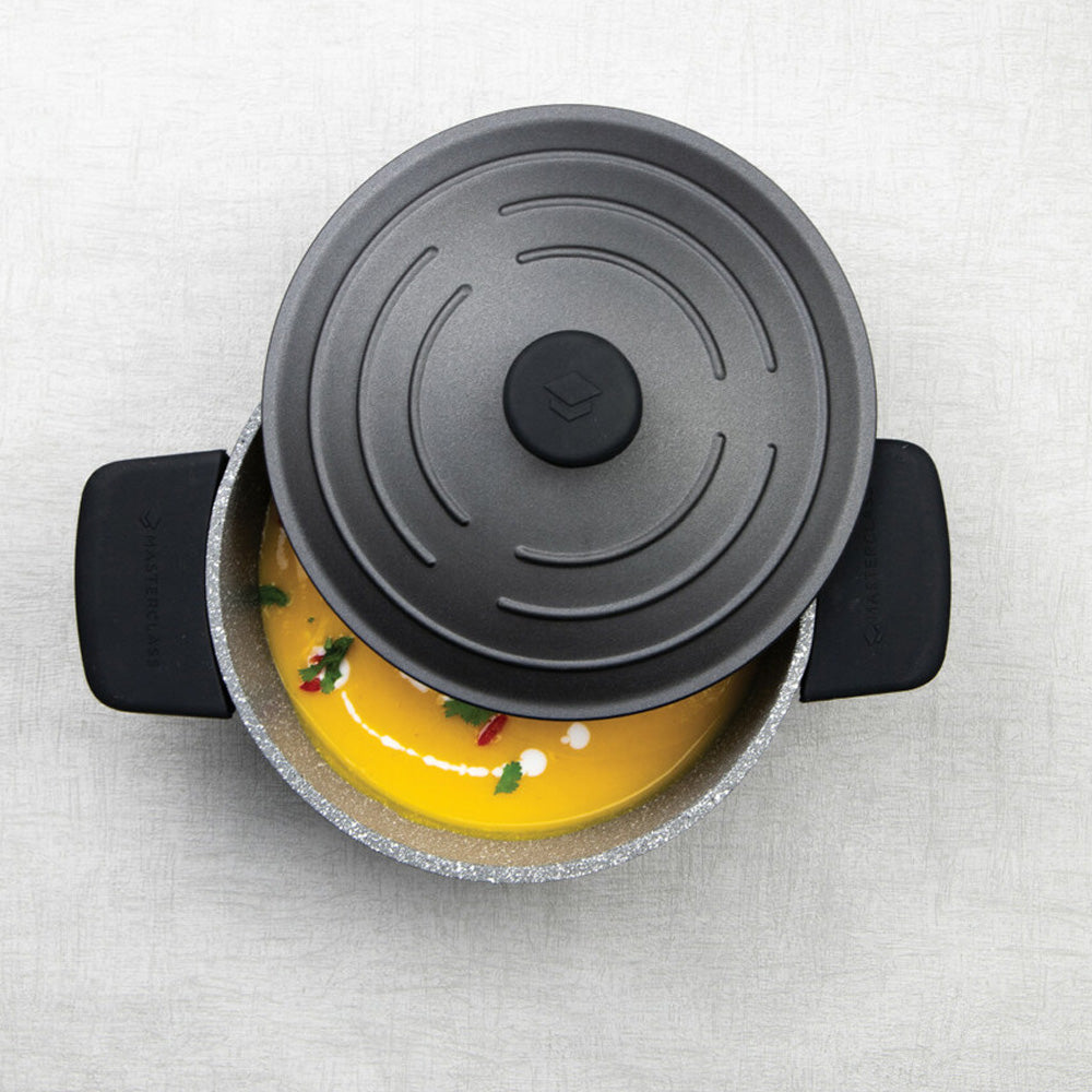 MASTERCLASS STØPT ALUMINIUM GRYTE 28 CM / 5.0 L. - BLÅ