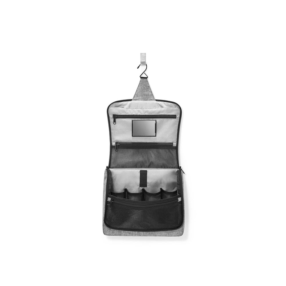 TOALETTMAPPE XL TWIST SILVER