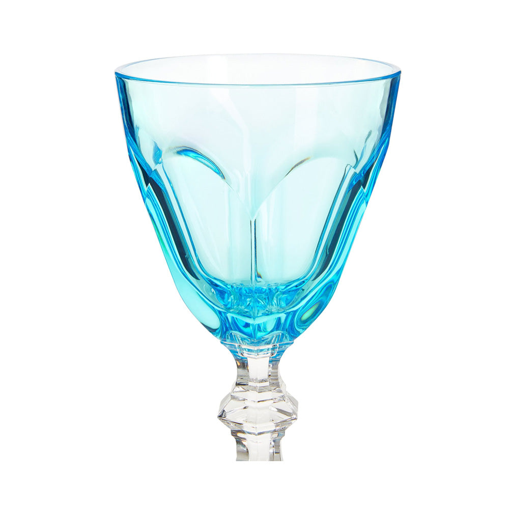 6 STK AKRYL DOLCE VITA VINGLASS- TURKIS