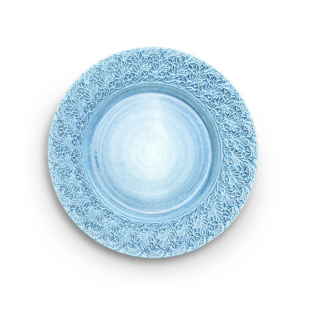 LACE TALLERKEN / FAT 32 CM - TURKIS