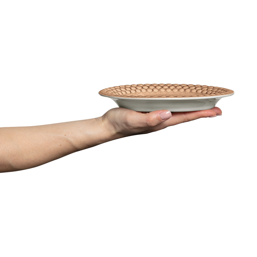 BUBBLES OVAL TALLERKEN 20 CM - KANEL