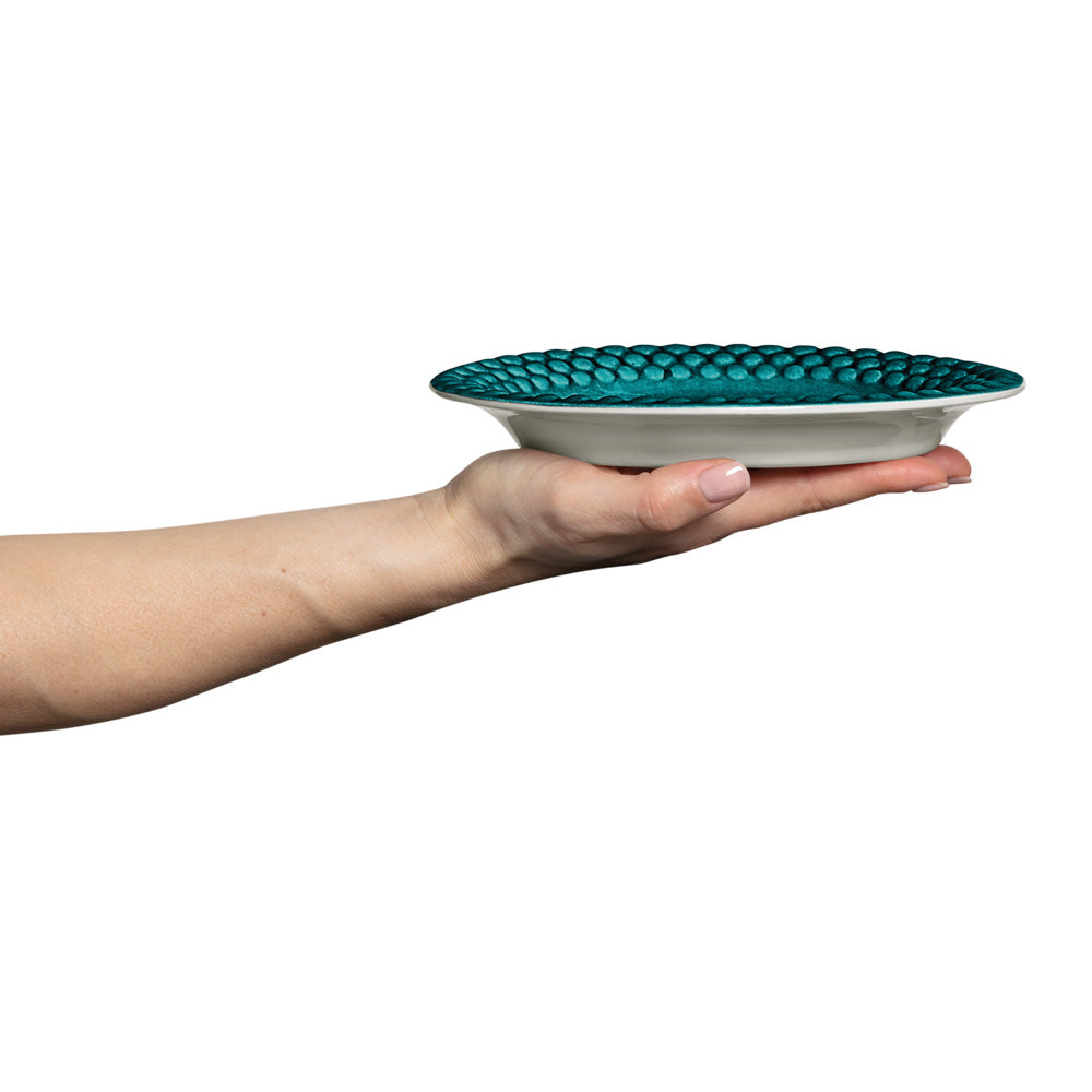 BUBBLES OVAL TALLERKEN 20 CM - OCEAN
