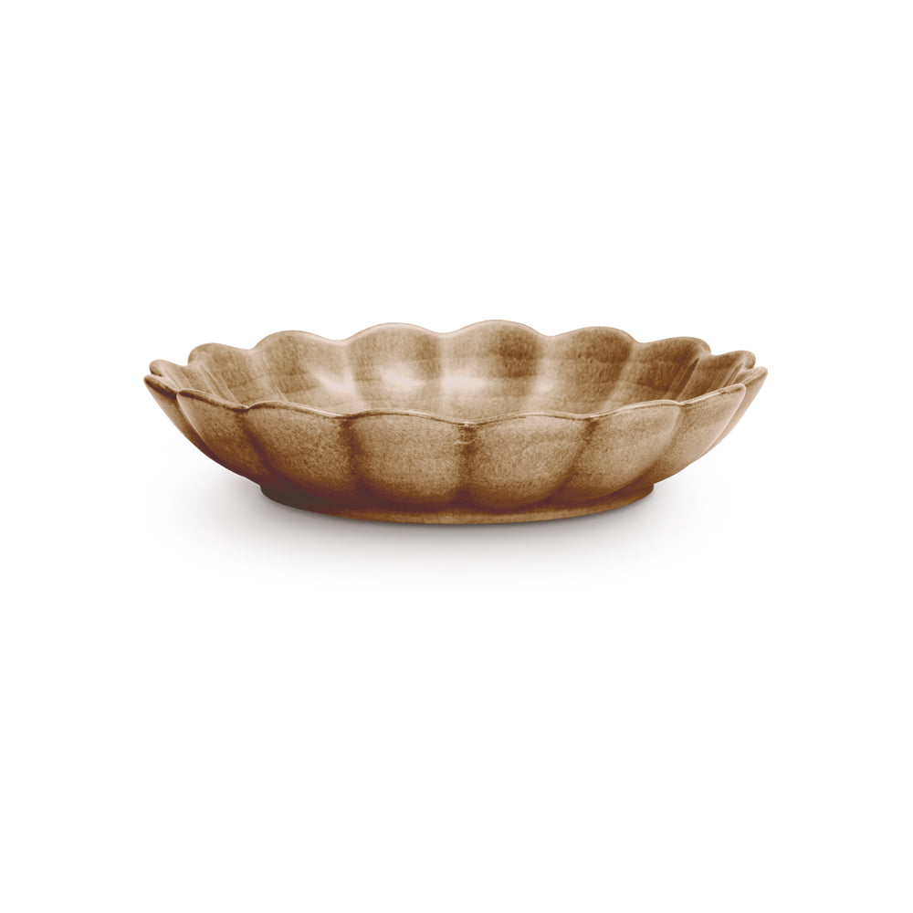 OYSTER SKÅL 24 CM / 90 CL - CINNAMON