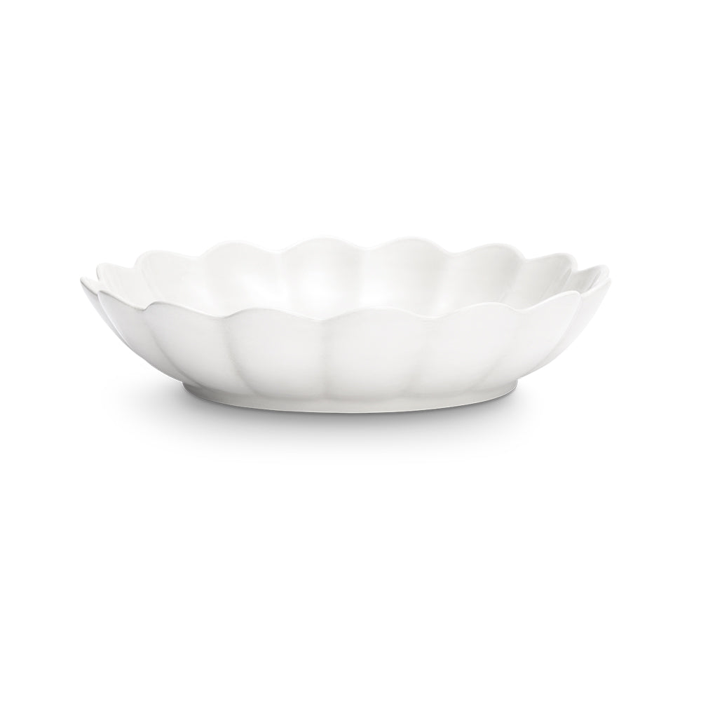 OYSTER SKÅL 31 CM / 220 CL - HVIT