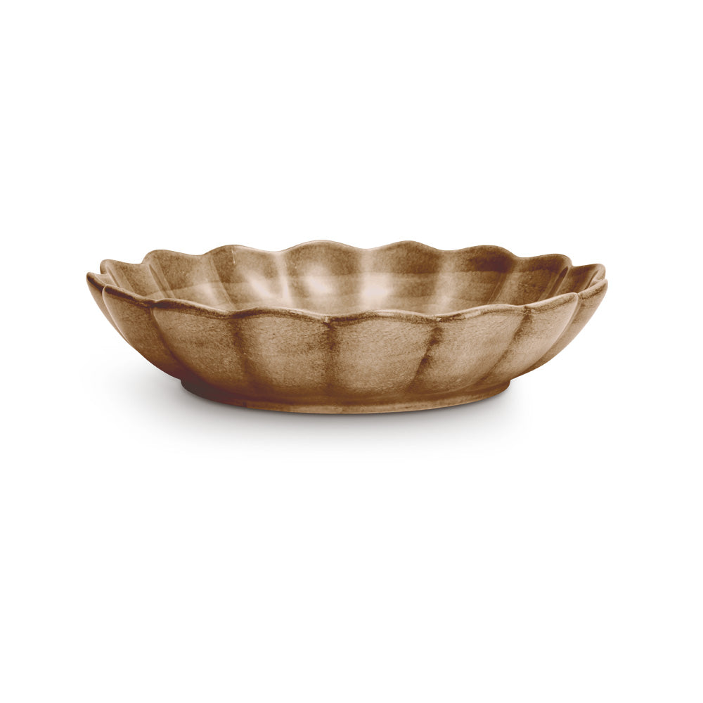 OYSTER SKÅL 31 CM / 220 CL - KANEL