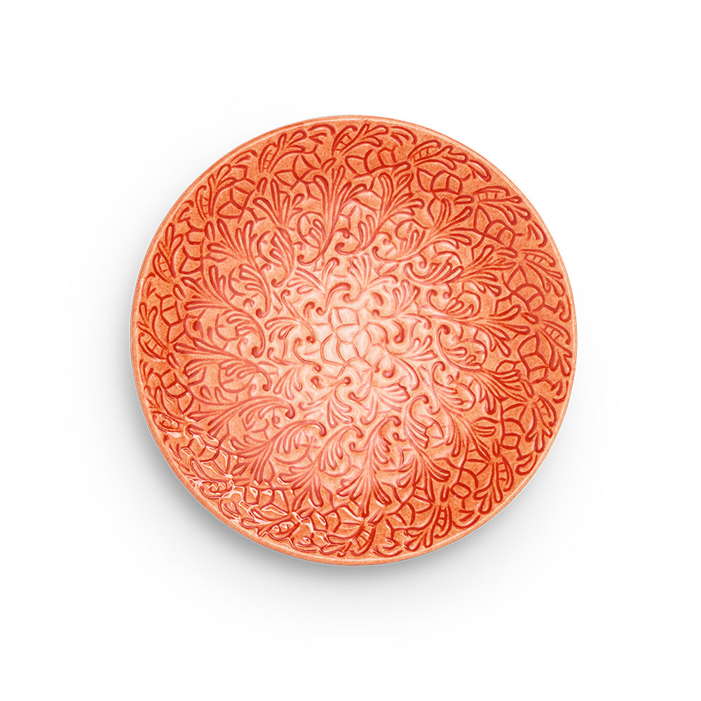 FULL LACE TALLERKEN 20 CM - ORANSJE