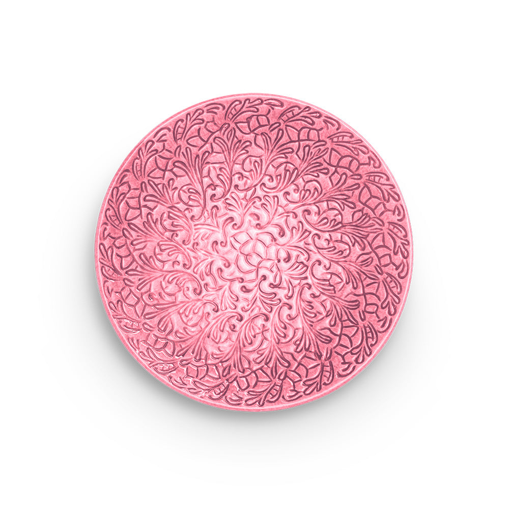 FULL LACE TALLERKEN 20 CM - ROSA