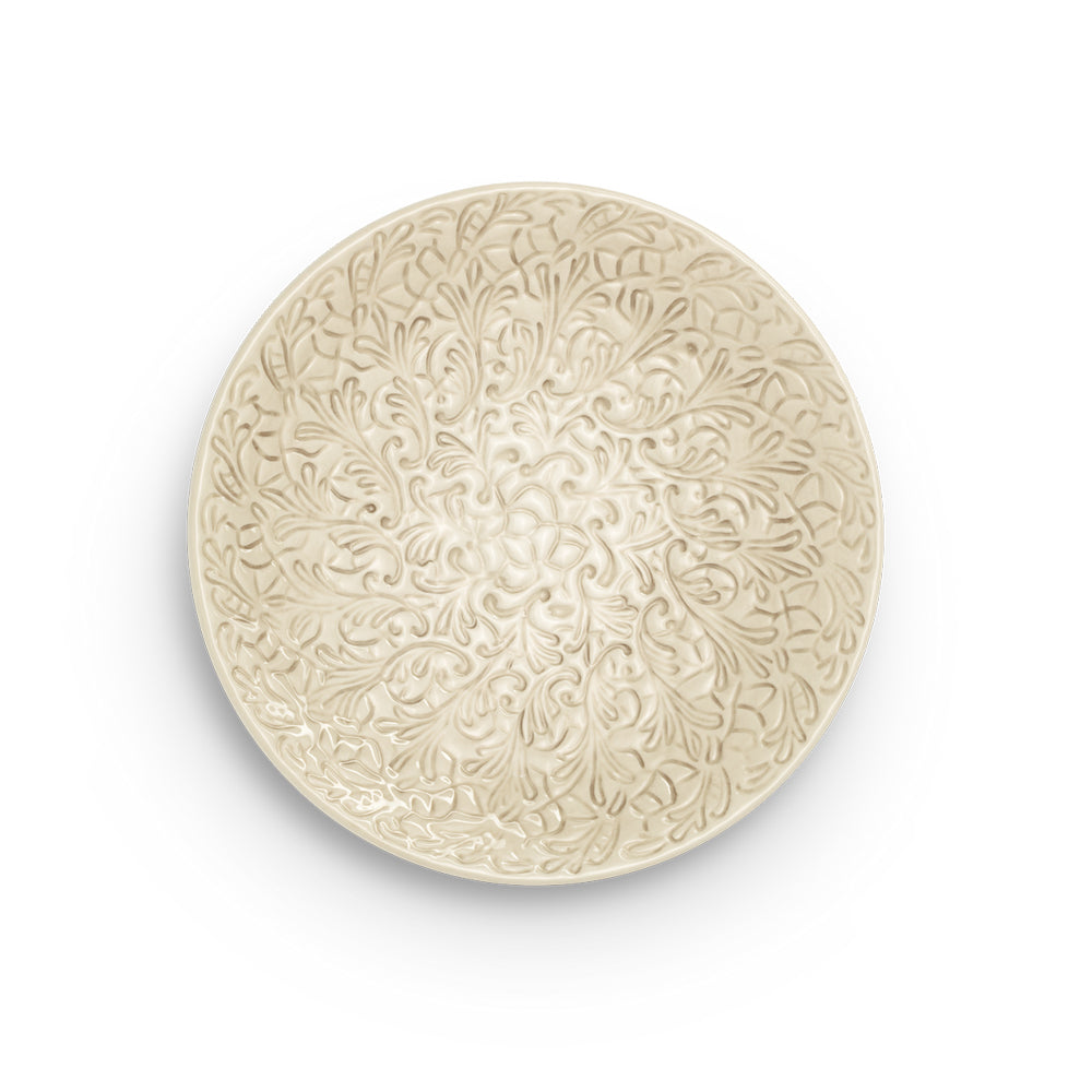 FULL LACE TALLERKEN 20 CM - SAND