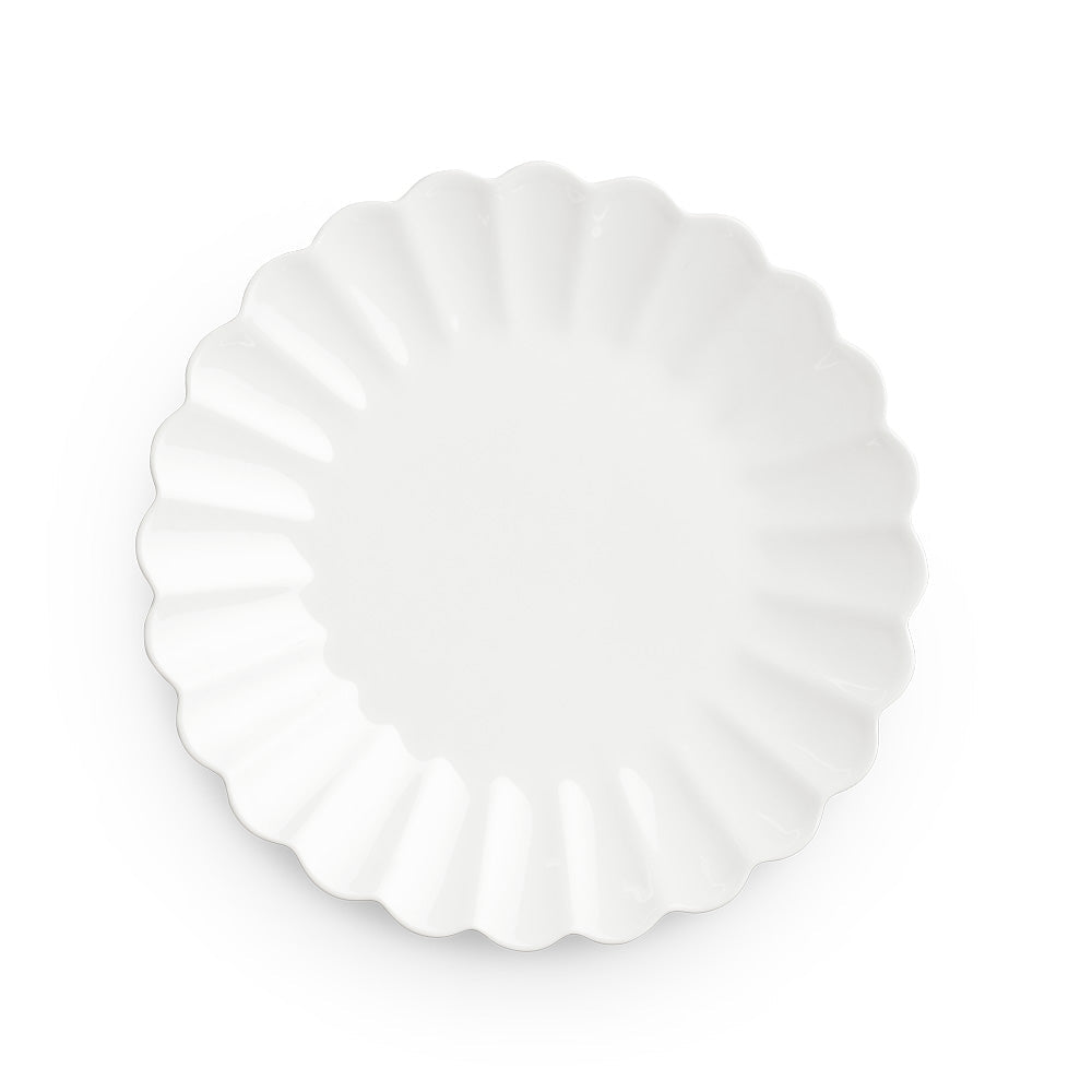 OYSTER TALLERKEN 28 CM - HVIT