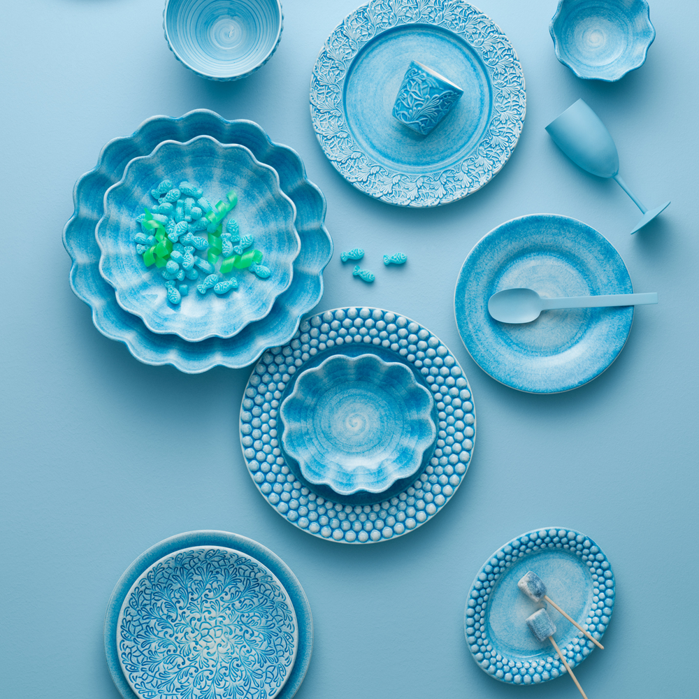 OYSTER SKÅL MINI 13 CM / 30 CL - TURKIS