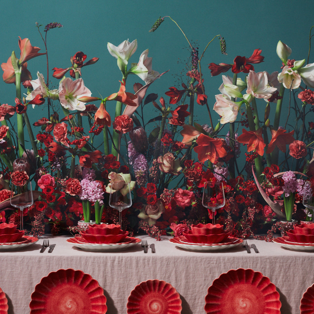 OYSTER FAT 35*30 CM - RØD