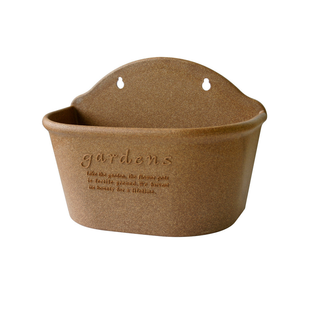 GARDEN - DOBBEL HENGEPOTTE 4 LITER - NATUR