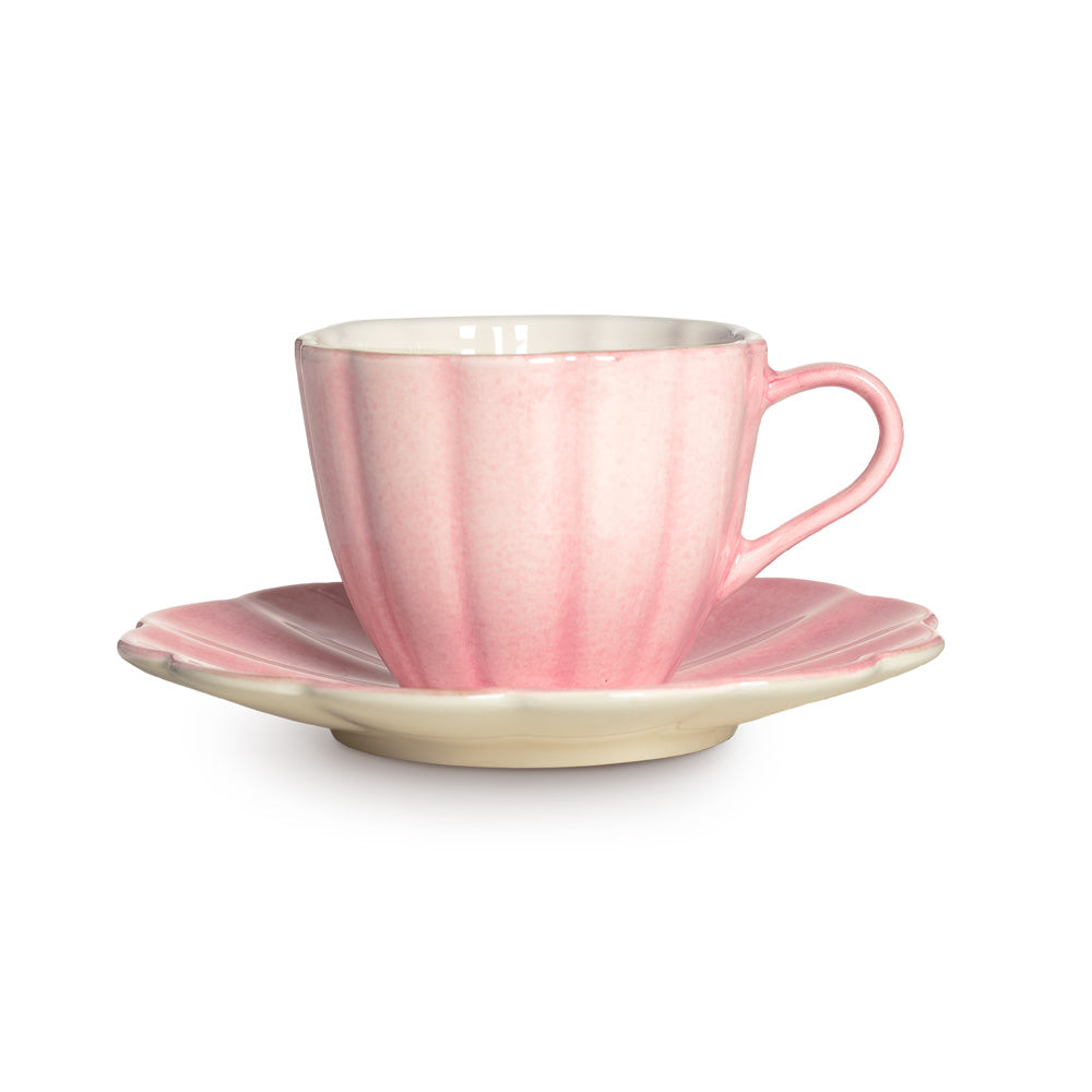 OYSTER KOPP M/TALLERKEN 25 CL - LYSEROSA