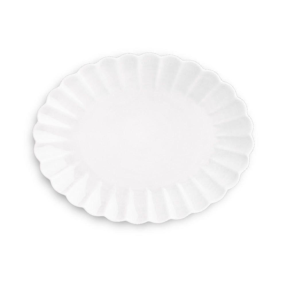 OYSTER FAT 35*30 CM - HVIT