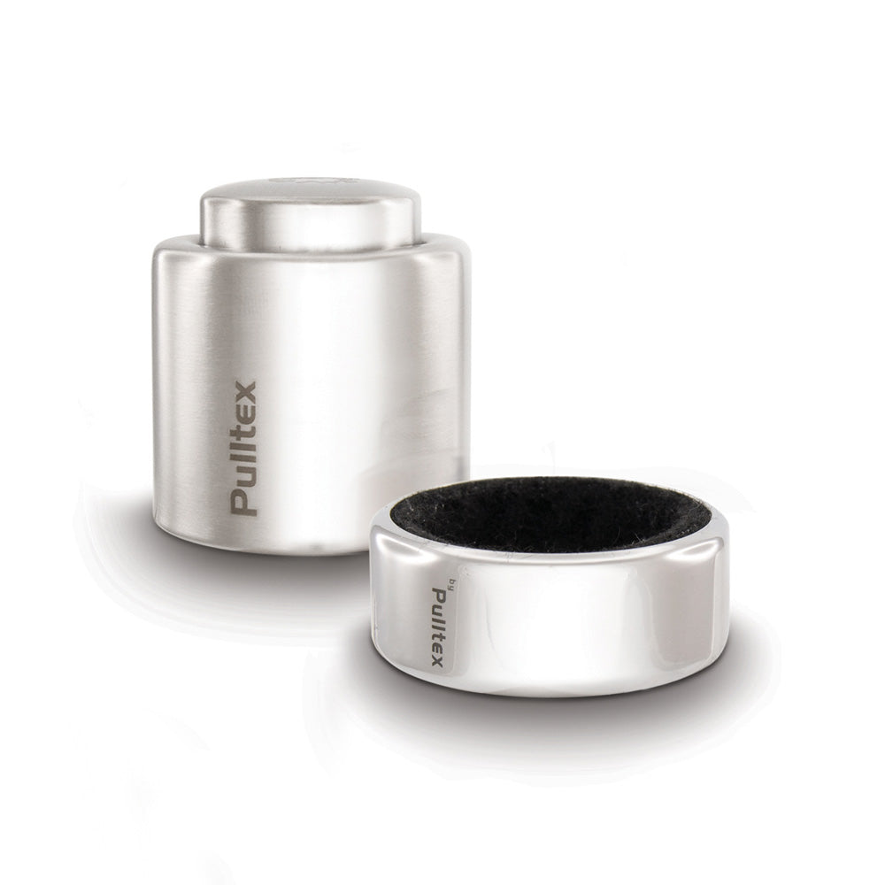 CHAMPAGNE STOPPER & DROPPRING - STÅL