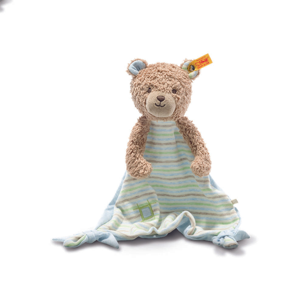 GOTS TEDDY BEAR COMFORTER - 28 CM