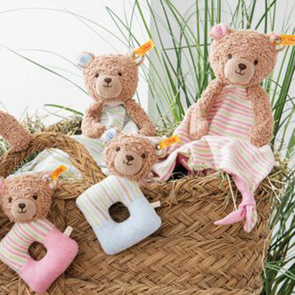 GOTS TEDDY BEAR COMFORTER - 28 CM