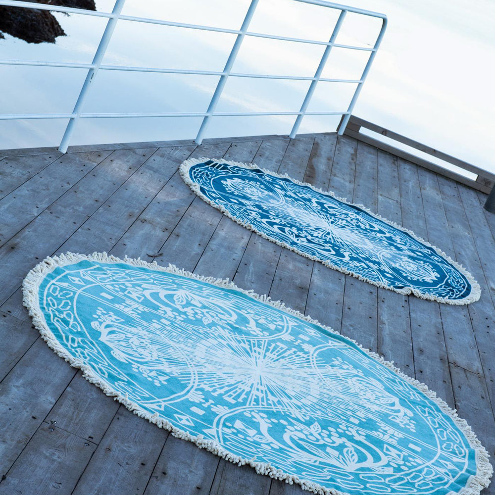 MAYA STRANDHÅNDKLE Ø150 AQUA