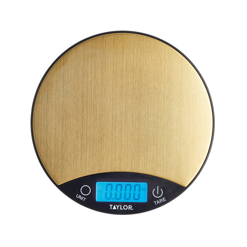 PRO ROUND SCALE 5 KG DIGITAL - SVART/KOBBER