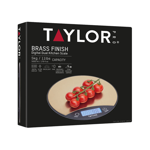 PRO ROUND SCALE 5 KG DIGITAL - SVART/KOBBER