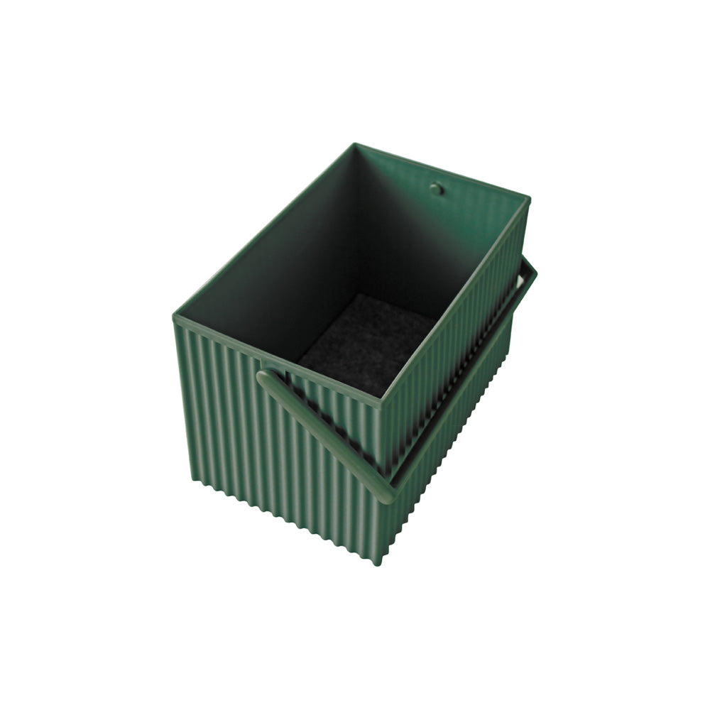 OMNIOFFRE OPPBEVARINGSBOKS - DARK GREEN - 3 STR.