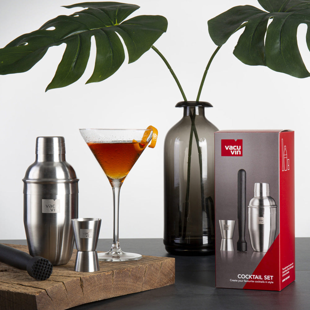 VACUVIN COCKTAIL SETT BASIC – 3 DELER