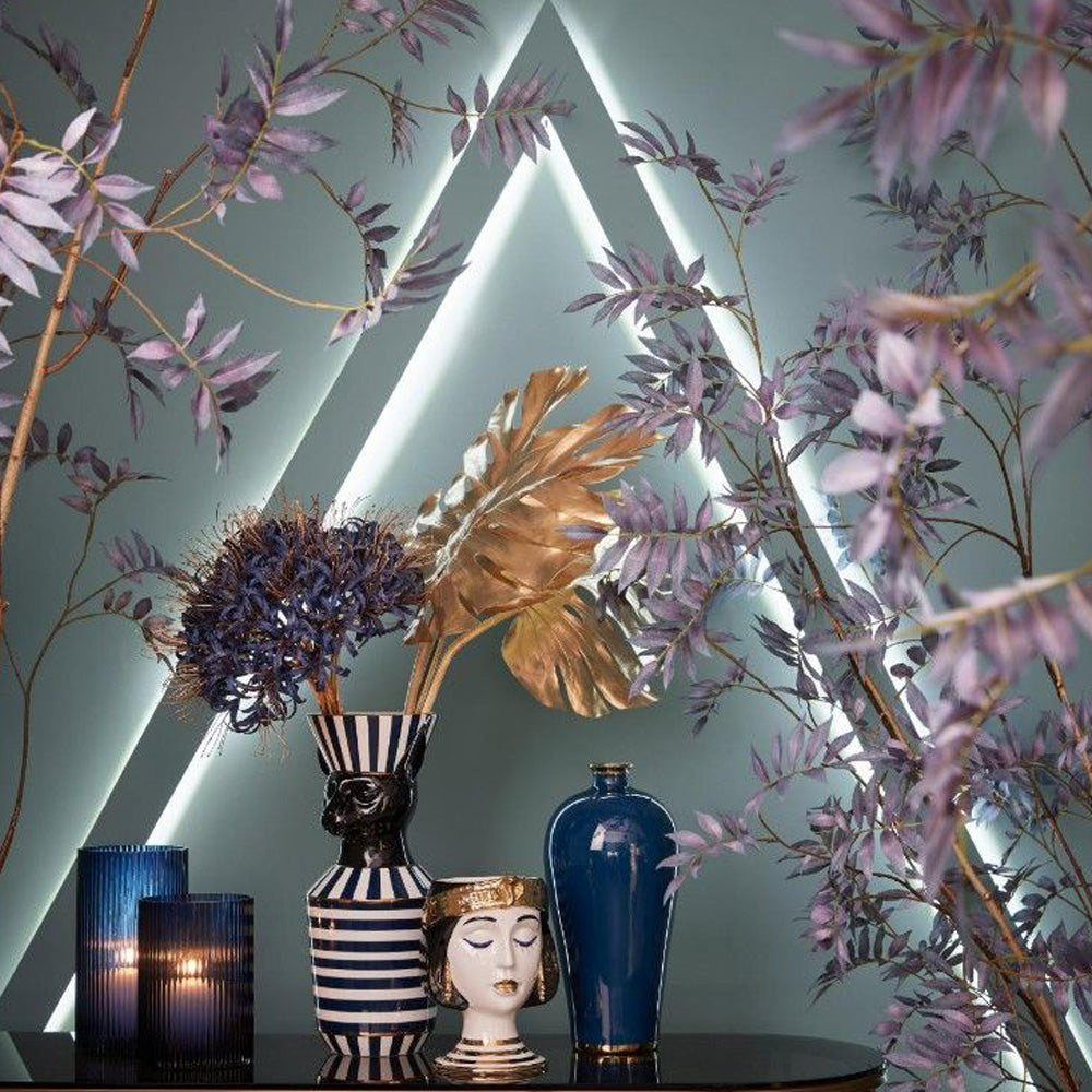 VASO BRIGHT - HØYDE 28 CM - BLÅ